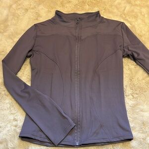 Women’s athletic workout zip up jacket